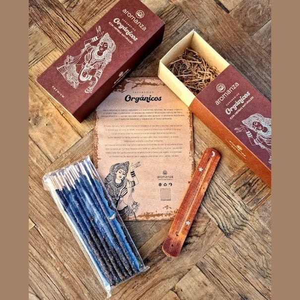 Aromanza - Kit Sahumerios Orgánicos con Hierbas Naturales