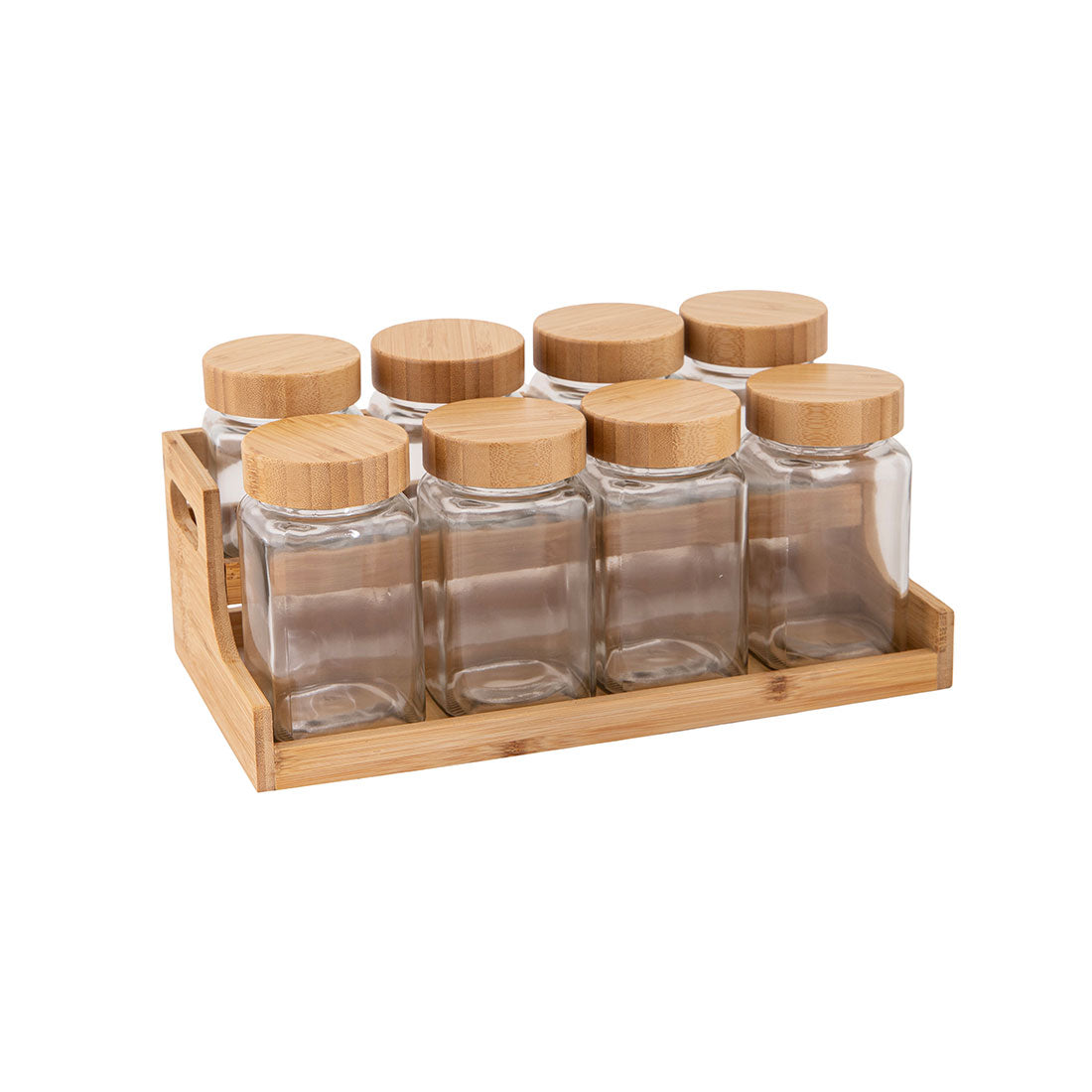 Especiero 8 Pcs Bamboo 4/300ml Y 4/450ml