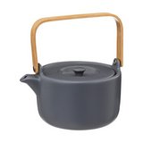 Tetera Loza-Bamboo Color Menta/ Taupe 800ml