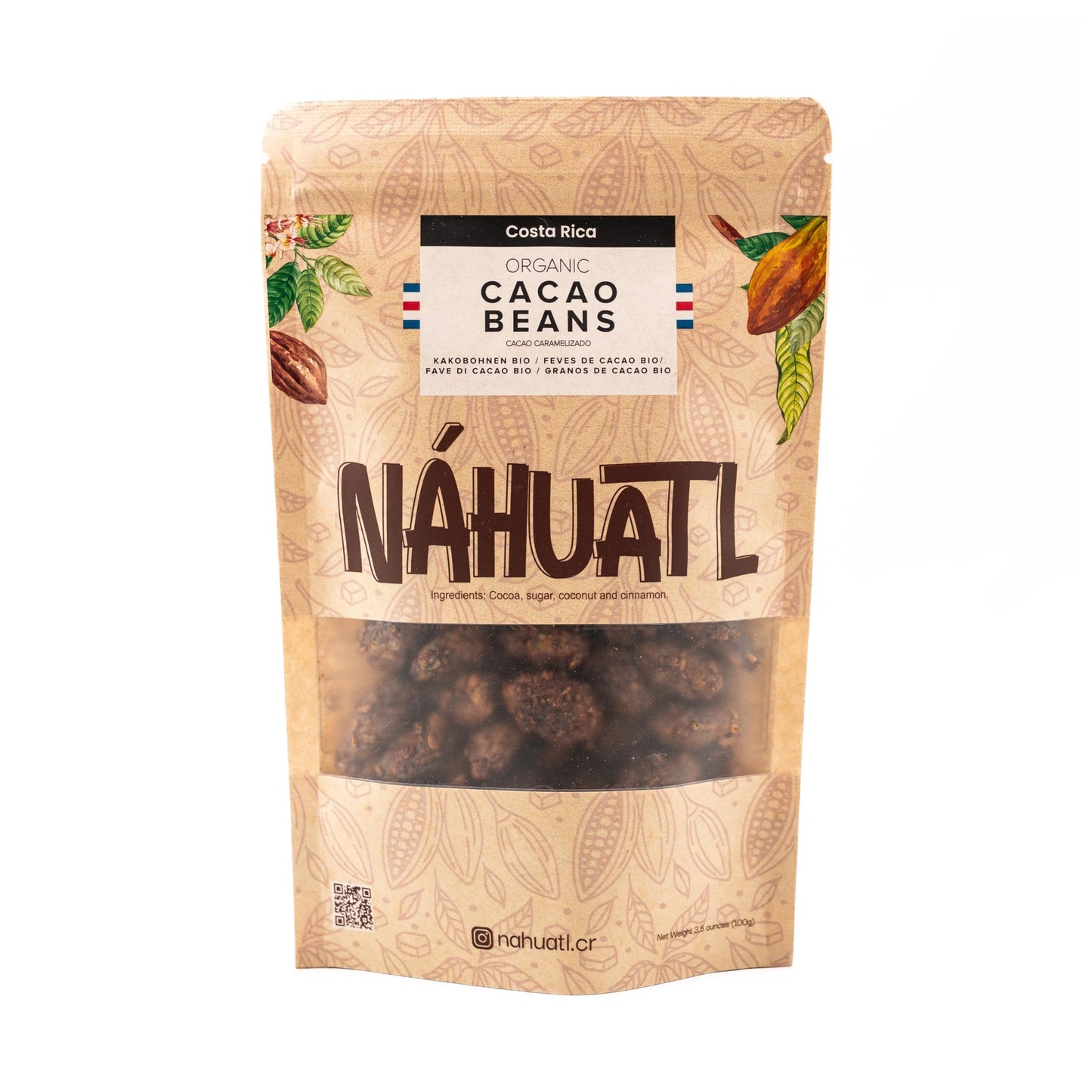 Náhuatl Cacao Beans Caramelizado