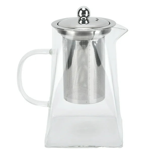 Tetera Vidrio Base Cuadrada 950ml