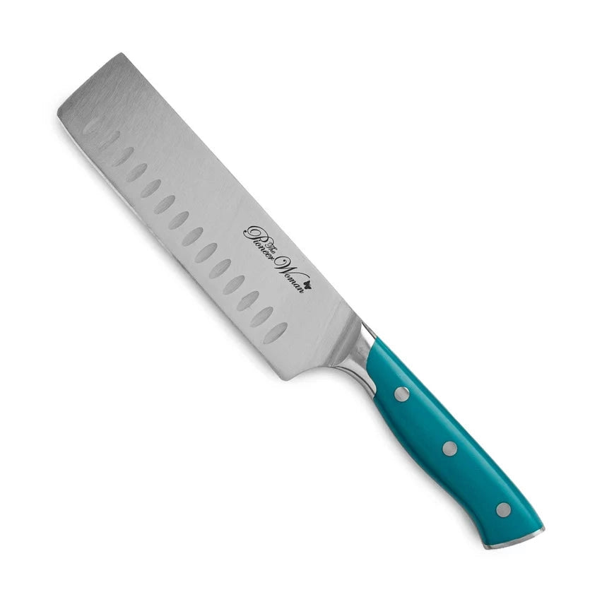 The Pioneer Woman Pioneer Signature Stainless Steel Nakiri Knife, 6.5 Pulgadas