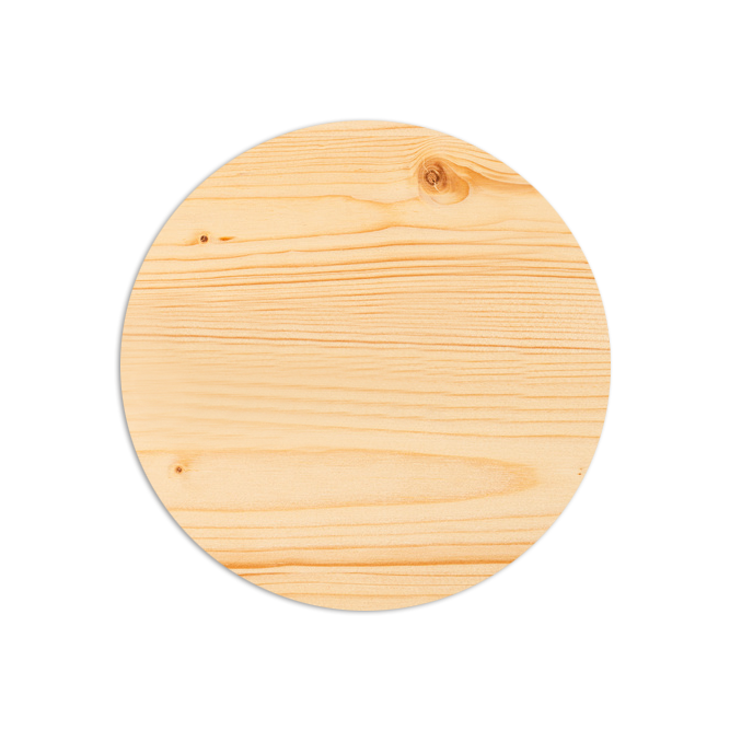 Tabla Bandeja Bamboo Redonda 36x36x1.5cm