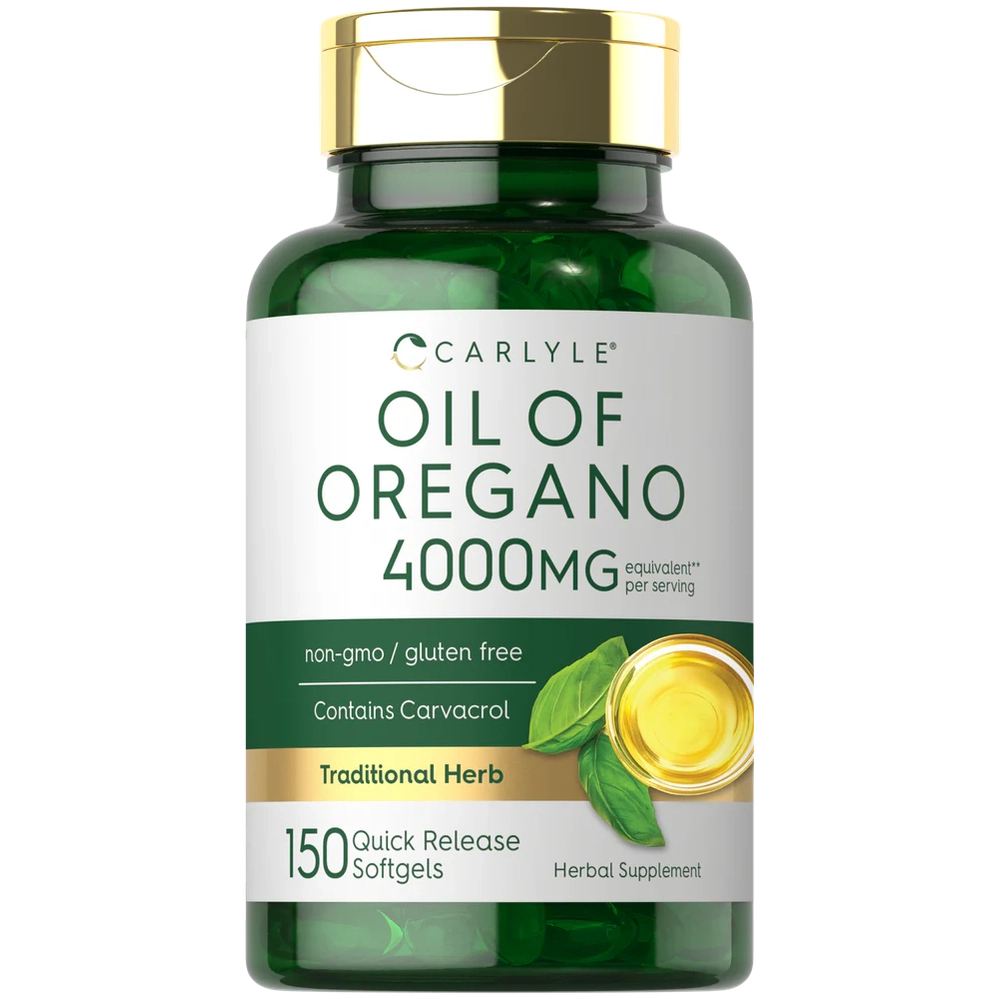 Carlyle -  Aceite de Orégano Orgánico 4000mg Cápsulas