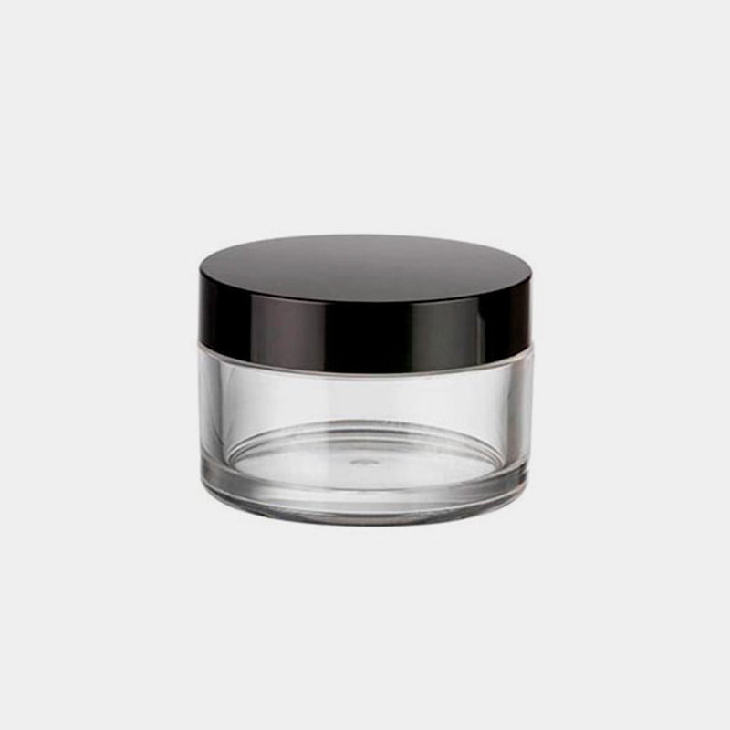 Recipiente Plástico Tapa Negra