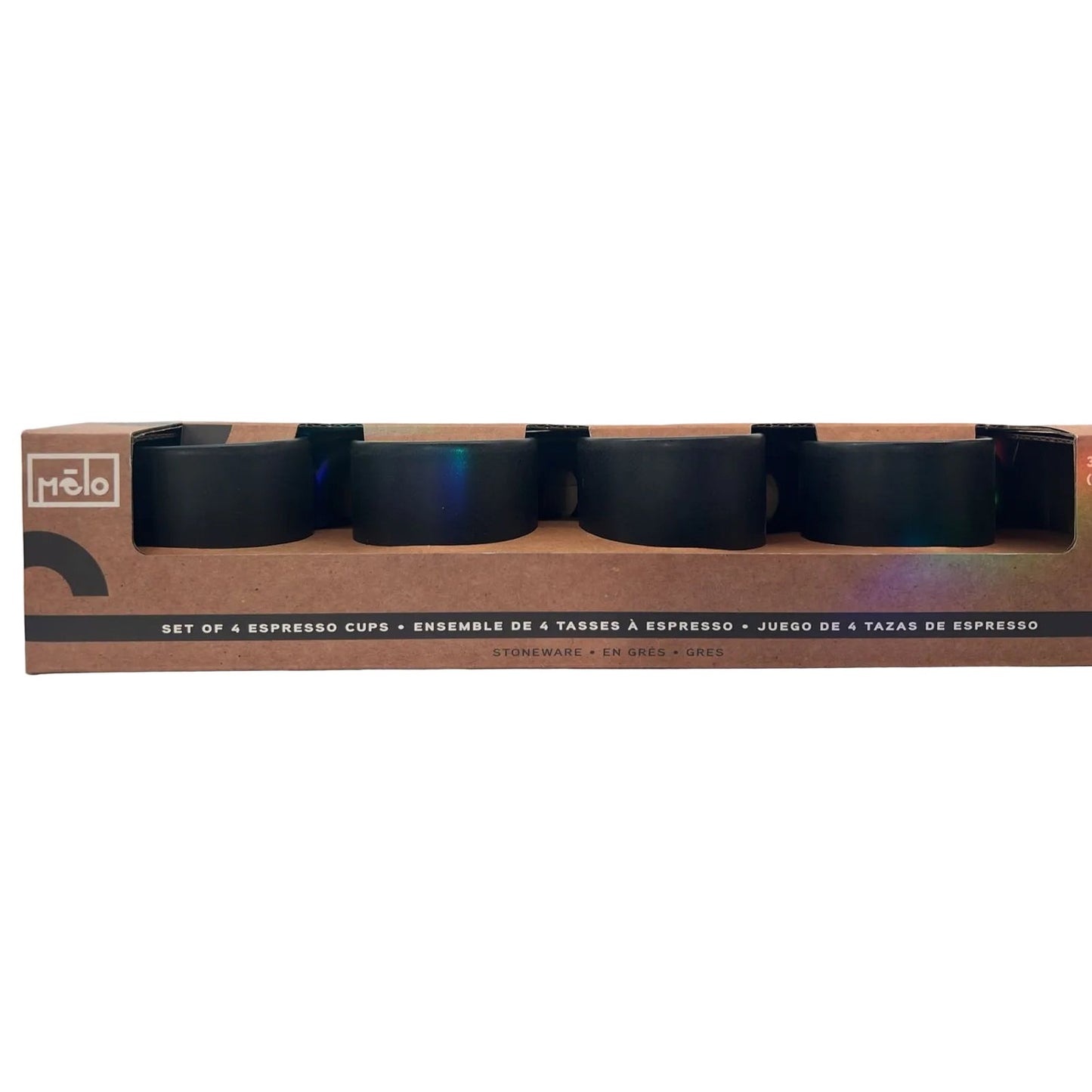 Set 4 Tacitas Premium Expresso Groove Mēlo