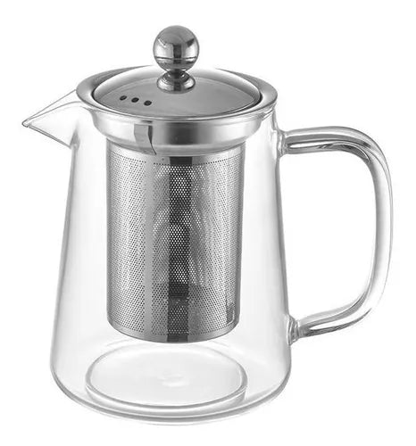 Tetera Vidrio con Infusor Grande 1.3L / 44oz