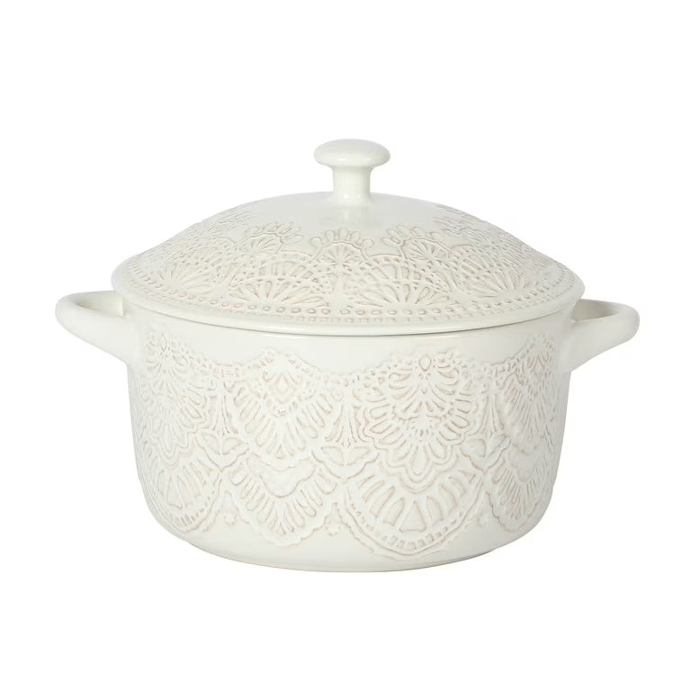 Ollita Beige Vintage - Cocotte with Lid 946.3ml