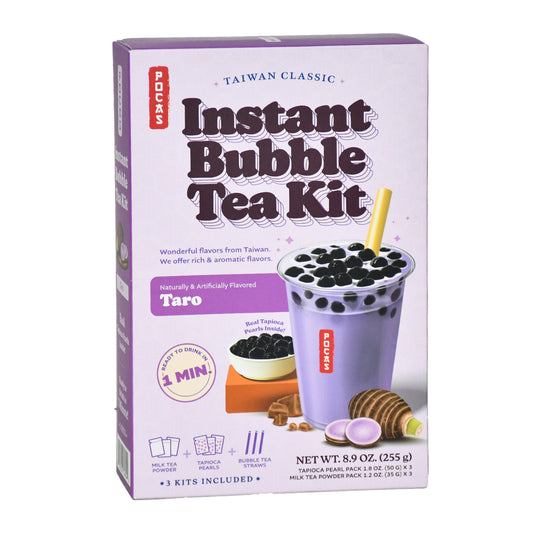 Pocas Taiwan Classic Instant Bubble Tea Kit Taro 255 g
