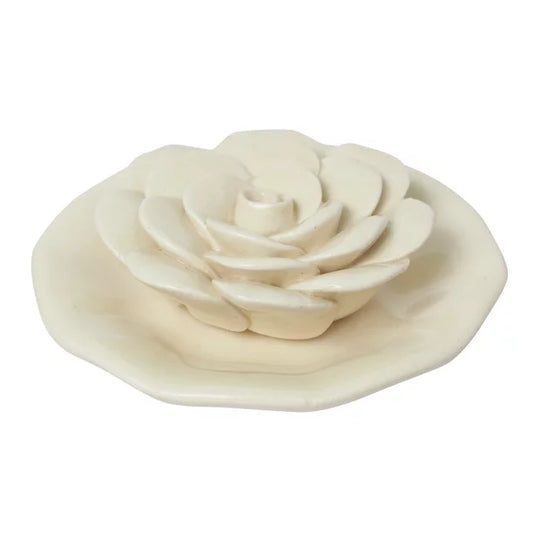 Better Homes & Gardens Ceramic Flower Incense Burner - Quemador Incienso Moo