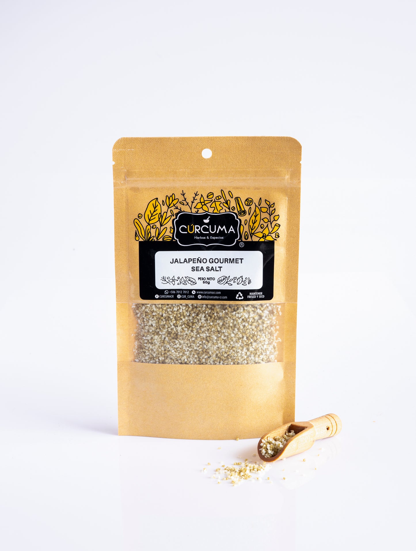 Sal Marina Jalapeño - Jalapeño Sea Salt 50g