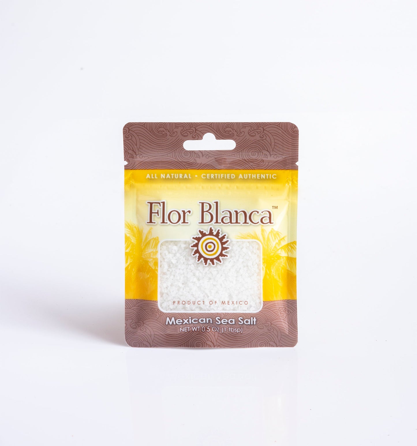 Flor Blanca Mexican Sea Salt 0.5Oz - Cúrcuma®
