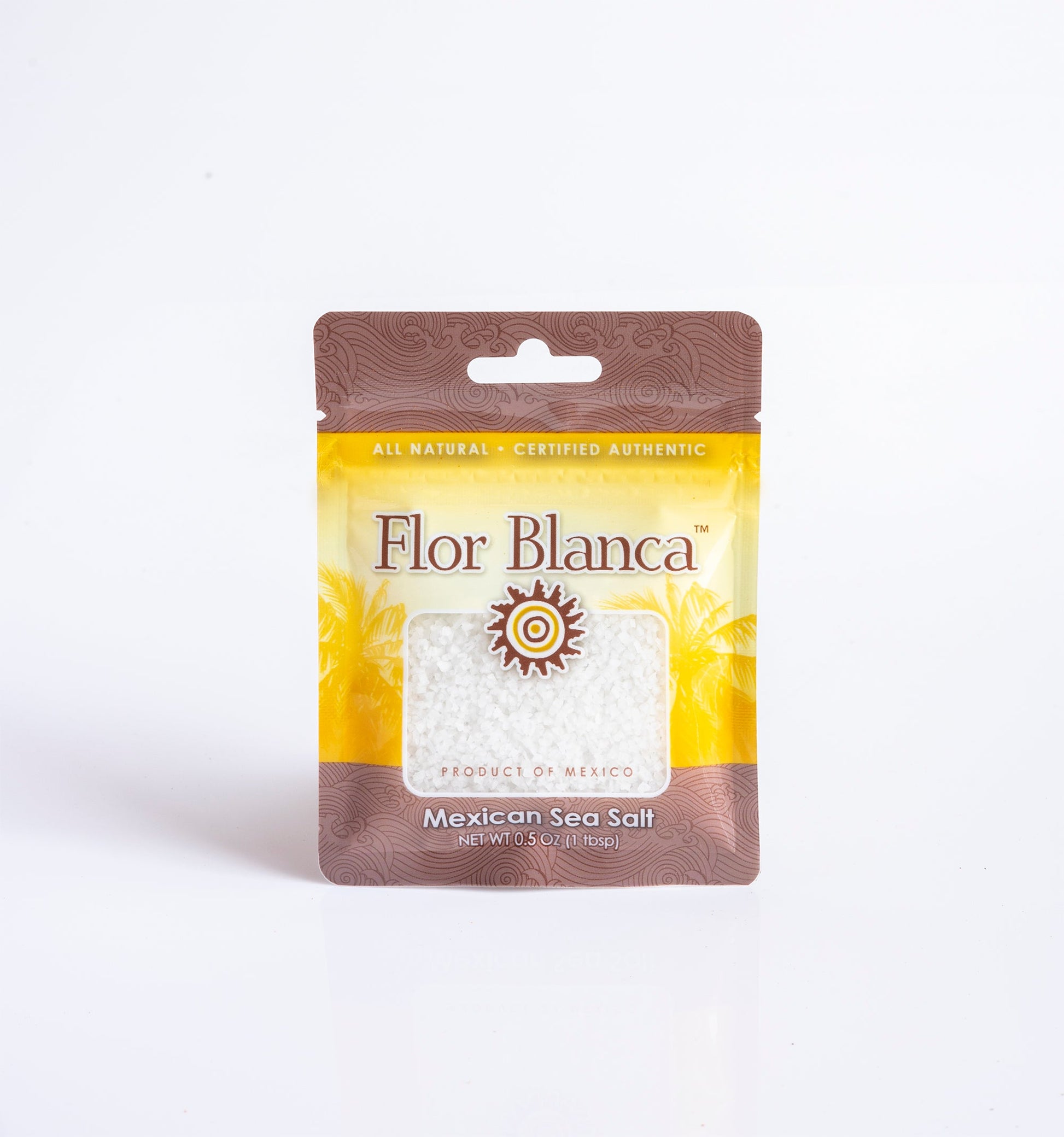 Flor Blanca Mexican Sea Salt 0.5Oz - Cúrcuma®