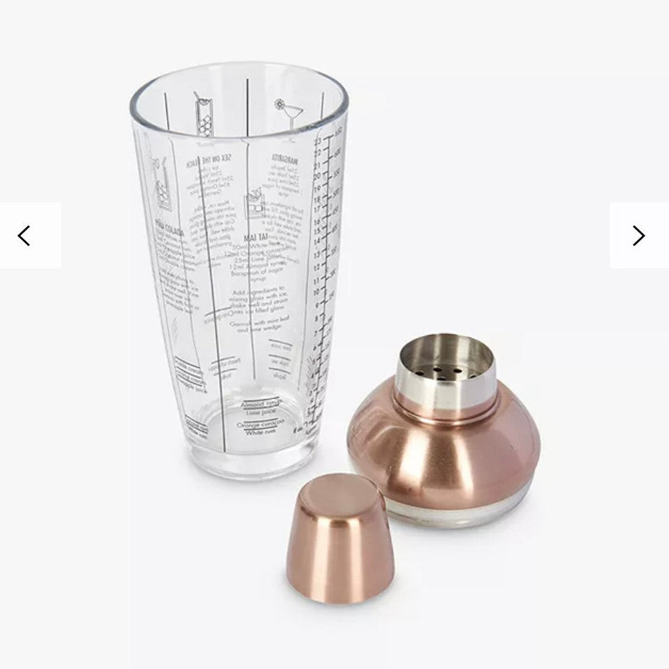 BLKSMITH Shaker Vidrio- Cobre - Cúrcuma®