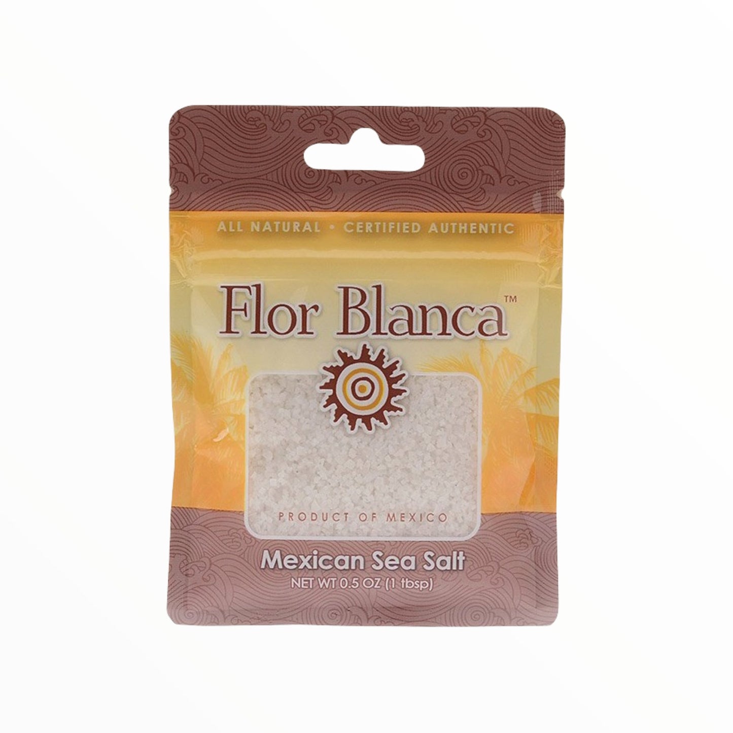 Flor Blanca Mexican Sea Salt 0.5Oz - Cúrcuma®