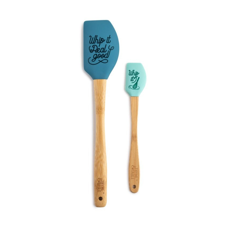 Thyme & Table Large & Mini Pointed Silicone Spatula