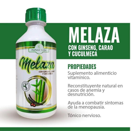 Melaza Con Ginseng, Carao & Culculmeca 500ml