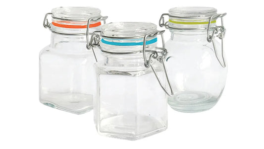 Recipiente Vidrio Unidad  "Colores" Venta Individual 100ml