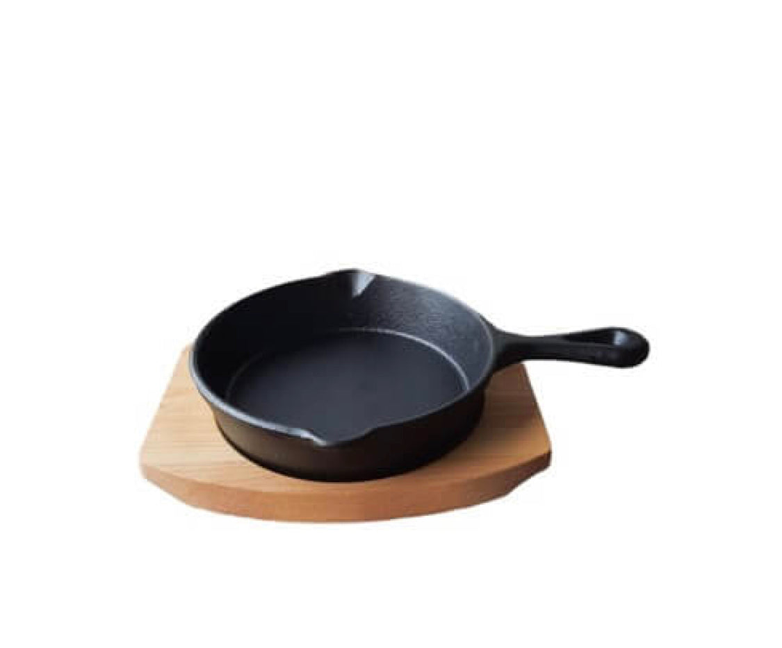 Sartén de Hierro + Base 13.5cm