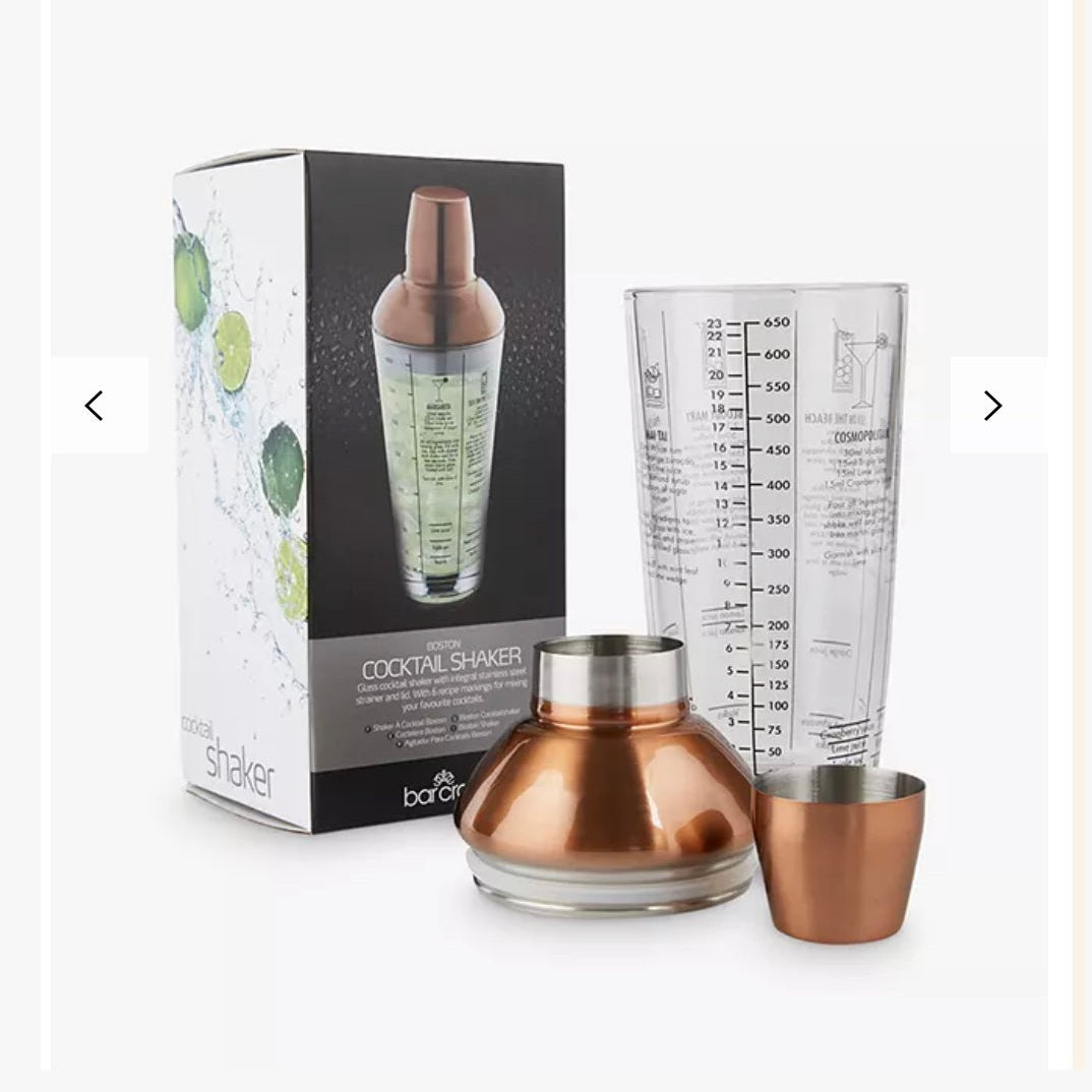 BLKSMITH Shaker Vidrio- Cobre - Cúrcuma®