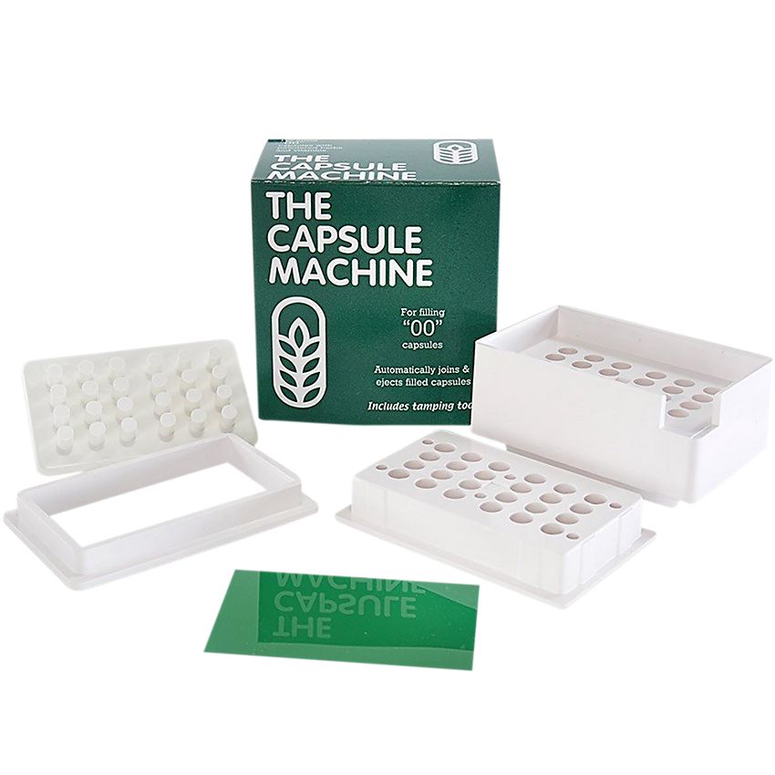 Máquina Rellena Cápsulas '00' - The Capsule Machine - Cúrcuma®