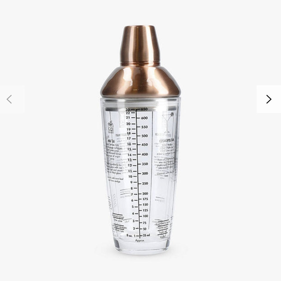 BLKSMITH Shaker Vidrio- Cobre - Cúrcuma®